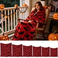 thumbnail image 1 of Halloween Fleece Blanket Soft Throw Warm Cozy Elegant Edge Stitching for Added Durability by MPOISVA, 1 of 10
