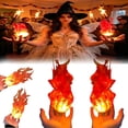 thumbnail image 1 of Halloween Floating Fireball, Flame Lamp Prop, Halloween Fireball, Artificial Fake Fire Floating Props No Flame Ghost Fire for Home Halloween Party Cool Playing Decorations, 1 Pack, 1 of 6
