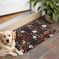 thumbnail image 1 of Halloween Floral Ghosts Pattern Door Rugs,Washable Non Slip Door Mats Indoor,Decorative Door Mats,Entry Mat Indoor for Entrance,Bedroom,Kitchen,Bathroom,16"x24", 1 of 6