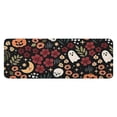 thumbnail image 1 of Halloween Floral Ghosts Pattern Kitchen Rug Mat,Kitchen Runner Rugs Non Skid Washable,Decorative Kitchen Floor Mats for Kitchen,Sink,Laundry,17"x47.2", 1 of 7