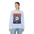 thumbnail image 1 of Halloween Flower Unisex Heavy Blend™ Crewneck Sweatshirt, 1 of 10