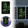 thumbnail image 1 of Halloween Fluorescent Window Banner,Polyester Horror Themed Window Cover With Grommets,for Haunted House Home Party Yard Window Wall Decoration, 1 of 4