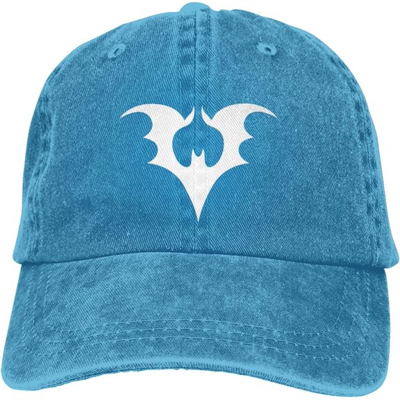 Halloween Flying Bats Funny Hat Adjustable Denim Baseball Cap Black Dad Hat Men Women