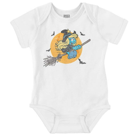 Halloween Flying Witch Smurfette Bodysuit Jumper Girls Infant Baby Brisco Brands 24M