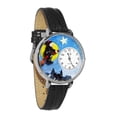 thumbnail image 1 of Halloween Flying Witch Watch in Silver (Large), 1 of 3