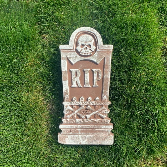 Halloween Foam Graveyard Tombstones,Headstone Decorations for Halloween Yard Decorations,Unique & Highly-Detailed Haunted Graveyard Decor - Perfect for Halloween & Horror Enthusiasts