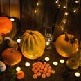 thumbnail image 1 of Halloween Foam Pumpkins Decor Set of 12 - DIY Painting Blank Artificial Fall Decorations for Table Centerpiece, Thanksgiving, Wedding | Reusable Weather-Resistant​(A), 1 of 6