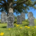 thumbnail image 1 of Halloween Foam RIP Graveyard Tombstones, 7Pack(3 x L-Size + 4 x XL-Size) Foam Tombstone for Halloween Party Outdoor Decorations, 1 of 7