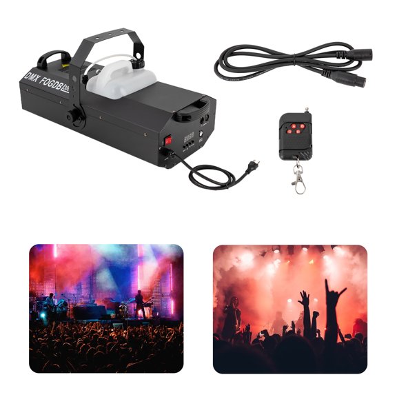 Halloween Fog Machine 3000W Smoke Machine with 30000CFM Fog, DMX Stage Fogger with Remote control for Stage Effect Wedding Disco Club Christmas Party DJ Performance