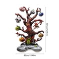 thumbnail image 1 of Halloween Foil Balloons Inflatable Ghost Standing Balloons Stacked Pumpkin Balloon with Base for Halloween Spooky Party Outdoor Indoor Scary Horror Decor, 1 of 6