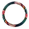 thumbnail image 1 of Halloween Font 14.5 Inch Printing PVC Leather Car Wheel Cover Steering Wheel Cover Auto Accessories, 1 of 6
