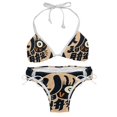 thumbnail image 1 of Halloween Font Detachable Sponge Adjustable Strap Bikini Set Swimsuit, Two-Pack - Beach and Pool Ready, 1 of 6