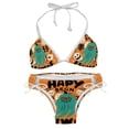 thumbnail image 1 of Halloween Font Detachable Sponge Adjustable Strap Bikini Set Two-Pack - Swim Suit Swimsuits One-Piece Swimsuits, 1 of 6