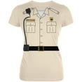 thumbnail image 1 of Halloween Forest Park Ranger Costume Juniors Soft T Shirt Soft Cream SM, 1 of 2