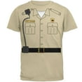 thumbnail image 1 of Halloween Forest Park Ranger Costume Mens Soft T Shirt Cream MD, 1 of 1