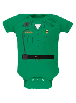 TimelessCrochetCraft Baby Park Ranger Outfit - Park Ranger Hat - Park Ranger Costume - Baby Ranger - Trooper Baby