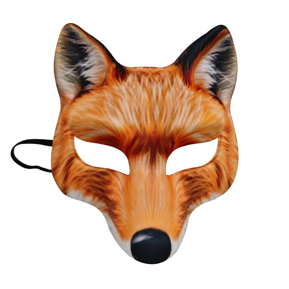 Halloween Fox Mask,Masquerade Fox Masks Fox Mask for Party Cosplay Costume Accessory