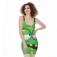 thumbnail image 1 of Halloween Frankenstein Face Print Sleeveless Bodycon Dress, Halloween Decorative Fashion Summer Maxi Dress For Women, 1 of 4