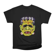 Halloween Frankensteins Monster Mask T-Shirt Tee Gift For Him Merch For Her Apparel For Fr