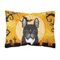 thumbnail image 1 of Halloween French Bulldog Fabric Decorative Pillow, 1 of 3