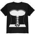 thumbnail image 1 of Halloween French Maid Costume Youth T Shirt Black YSM, 1 of 1