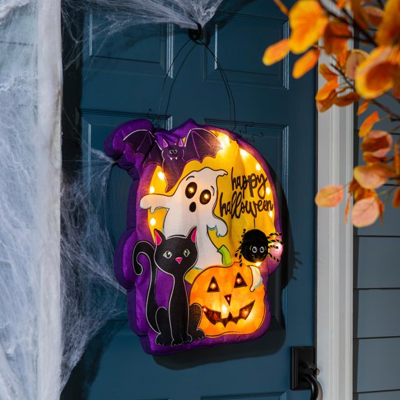 Halloween Friends Lighted Estate Door Dcor