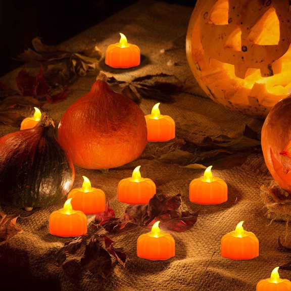 Halloween Frosted Pumpkin Night Light Squash Lamp for Home Party Decor Indoor Outdoor Halloween Decoration Safe Flicker-Free Glow
