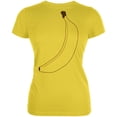 thumbnail image 1 of Halloween Fruit Banana Costume Juniors Soft T Shirt Bright Yellow X-LG, 1 of 2