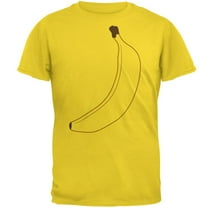 Halloween Fruit Banana Costume Mens T Shirt Yellow SM