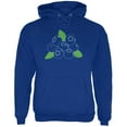 thumbnail image 1 of Halloween Fruit Blueberry Costume Mens Hoodie Deep Royal LG, 1 of 2