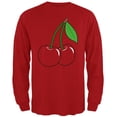 thumbnail image 1 of Halloween Fruit Cherry Costume Mens Long Sleeve T Shirt Red MD, 1 of 2