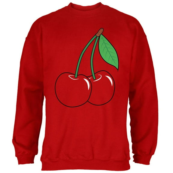 Halloween Fruit Cherry Costume Mens Sweatshirt Red LG