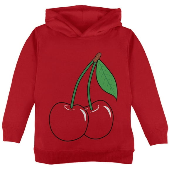Halloween Fruit Cherry Costume Toddler Hoodie Red 2T