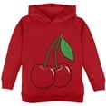 thumbnail image 1 of Halloween Fruit Cherry Costume Toddler Hoodie Red 4T, 1 of 2