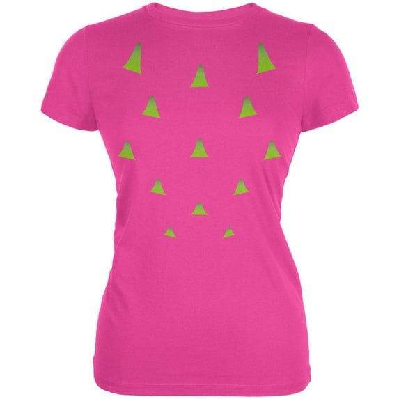 Halloween Fruit Dragonfruit Costume Juniors Soft T Shirt Hot Pink LG