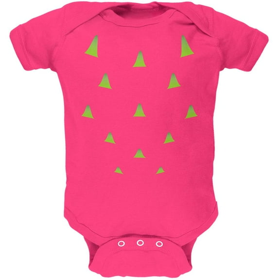 Halloween Fruit Dragonfruit Costume Soft Baby One Piece Hot Pink 6 Month