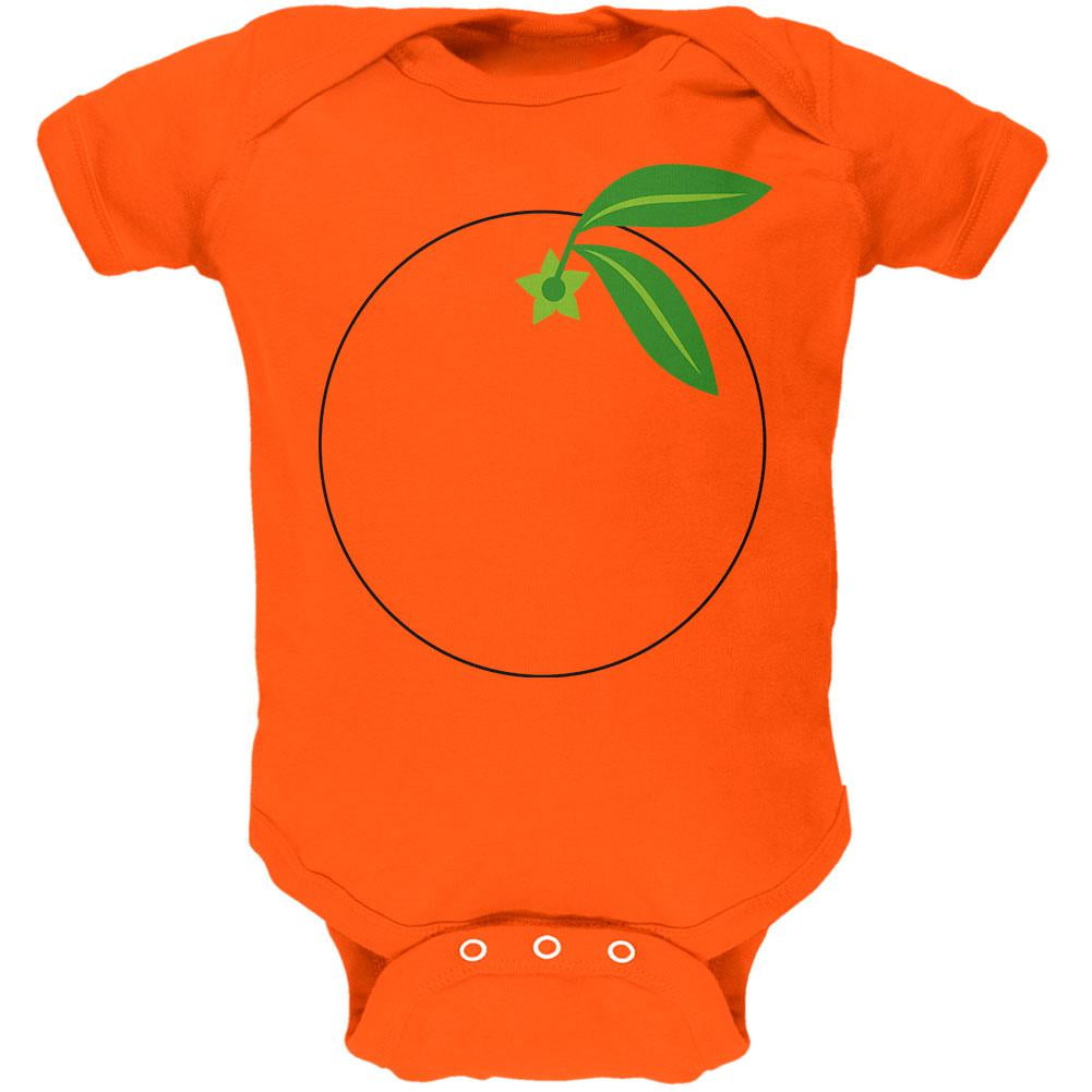 Halloween Fruit Orange Costume Soft Baby One Piece Orange 1824 M