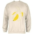 thumbnail image 1 of Halloween Fruit Peeled Banana Costume Mens Sweatshirt Natural 2XL, 1 of 2