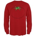 thumbnail image 1 of Halloween Fruit Vegetable Tomato Costume Mens Long Sleeve T Shirt Red 2XL, 1 of 2