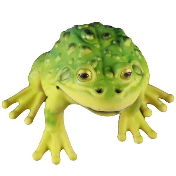 Halloween Full Body Toad Props Statue,Creepy Realistic Frog Decoration for Haunted House Indoor Outdoor,Creepy Rubber Latex Witches Toad Props Decor