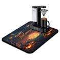 thumbnail image 1 of Halloween Full Moon Evil Pumpkin Scary Night Dish Drying Mat for Kitchen Counter Coffee Bar Mat Non Slip Foldable Washable 18x24 Inch Inch Dishes Plate Glass Dry Draining Pad for Kitchen Fast Dry, 1 of 7