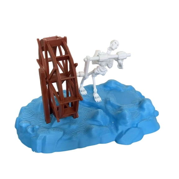Halloween Fun Moving Aquarium Fish Skeleton