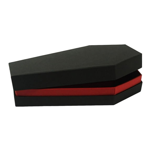 Halloween Funeral Gift Box Multi Use Gifts Decorative Boxes Paper Funeral Coffins Durable Halloween Gift Box for Theme Party Crafts Decor