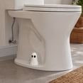thumbnail image 1 of Halloween Funny Ghost Toilet Bolt Cover, Decorative Ceramic Screw Cover Caps Decor Hide Mounting Hardware Easy Clean Accent for Home Shelf Countertop Display Rustic Farmhouse Decor, 1 of 5