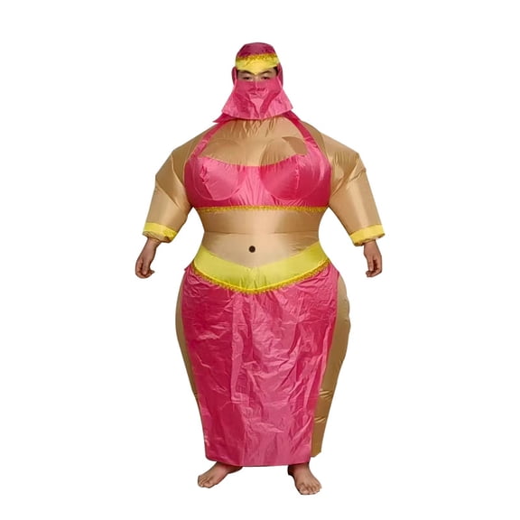 Halloween Funny Inflatable Costume Cosplay Cool Handsome Inflatable Dragon Cartoon Dragon Funny Gift Halloween Cosplay Dress Up,Height 4'11"-6'3",Red
