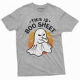 thumbnail image 1 of Halloween Funny This Is Boo Sheet T-Shirt Costume Womens Mens Unisex Tee (Medium Grey), 1 of 6