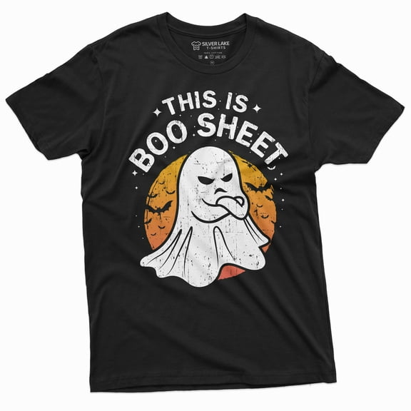 Halloween Funny This Is Boo Sheet T-Shirt Costume Womens Mens Unisex Tee