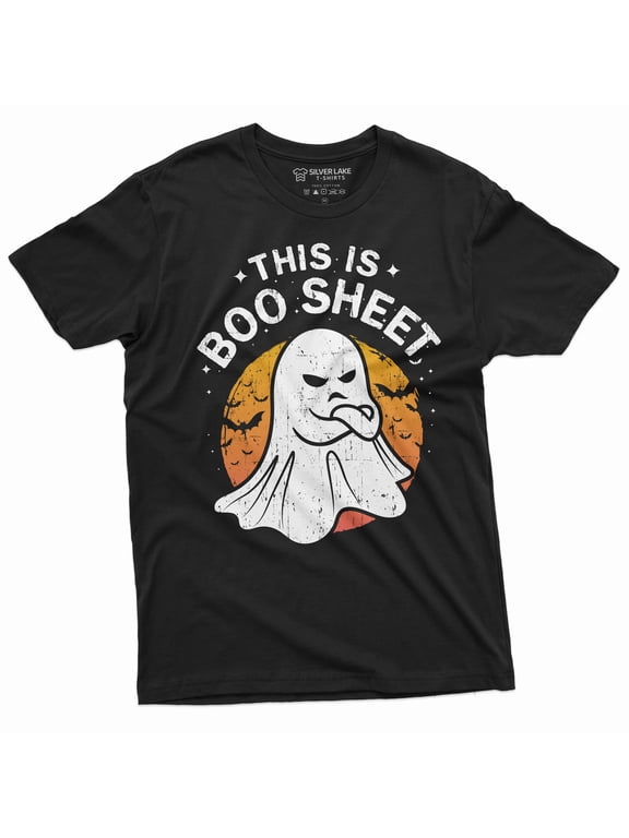 Halloween Funny This Is Boo Sheet T-Shirt Costume Womens Mens Unisex Tee