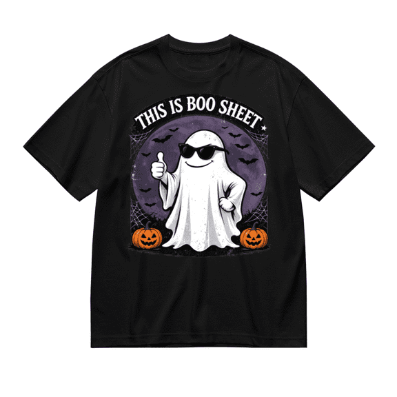 Halloween Funny This Is Boo Sheet T-Shirt Costume Womens Mens Unisex Tee