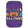 thumbnail image 1 of Halloween Furry Printed Armrest Cover Mat Car Armrest Accessory Soft Comfortable 12.5x8.2 Inch, 1 of 6